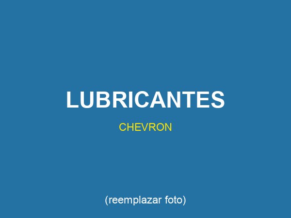 Lubricantes Chevron